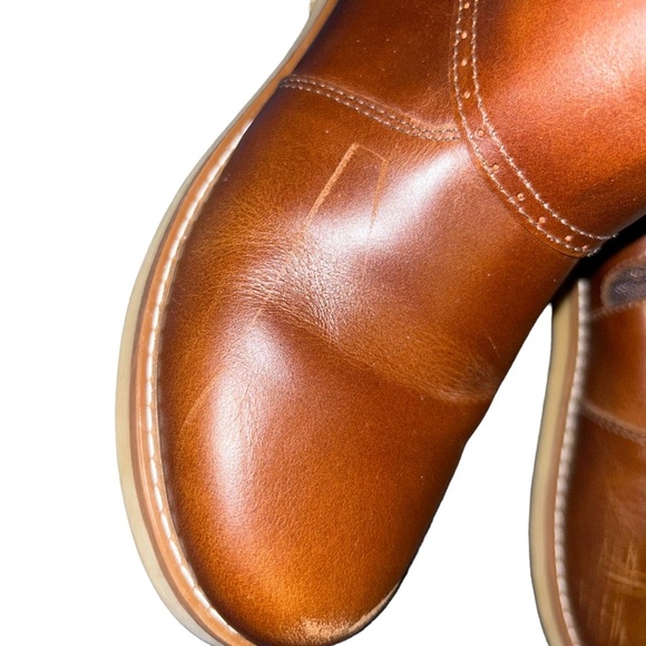 Kid girls Elephantito Double Buckle Leather Tan boots youth size 3 booties - Picture 5 of 8